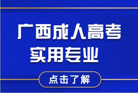 广西成人高考有哪些比较实用的专业?