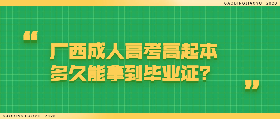 广西成人高考高起本