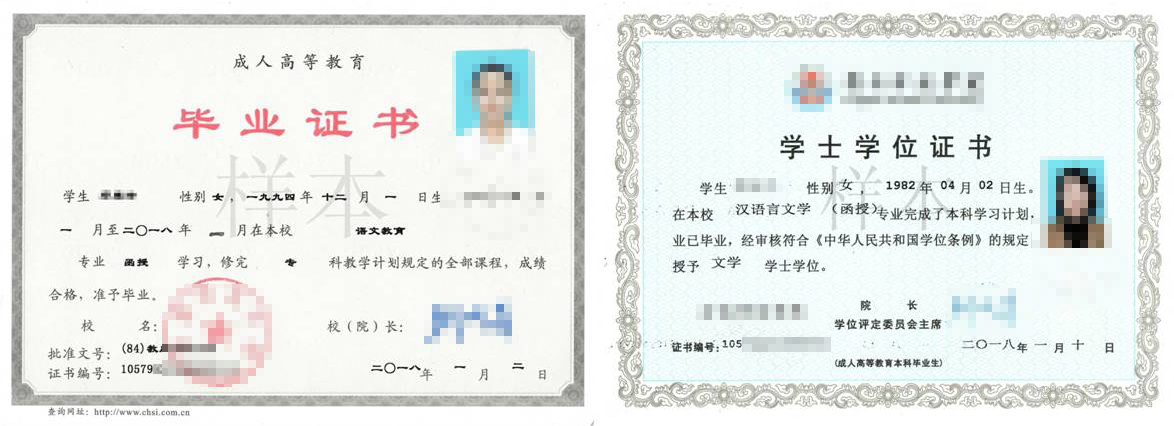2023年广西成人高考毕业证书