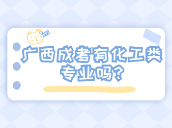 广西成考有化工类专业吗