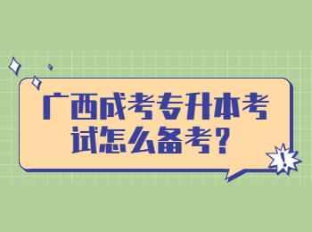 广西成考专升本考试怎么备考？