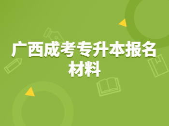 广西成考专升本报名材料